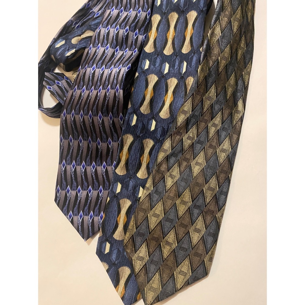 Mens Silk Ties Lot 3‎ Carlos De Venezia Como Collection and Unbranded Neckties